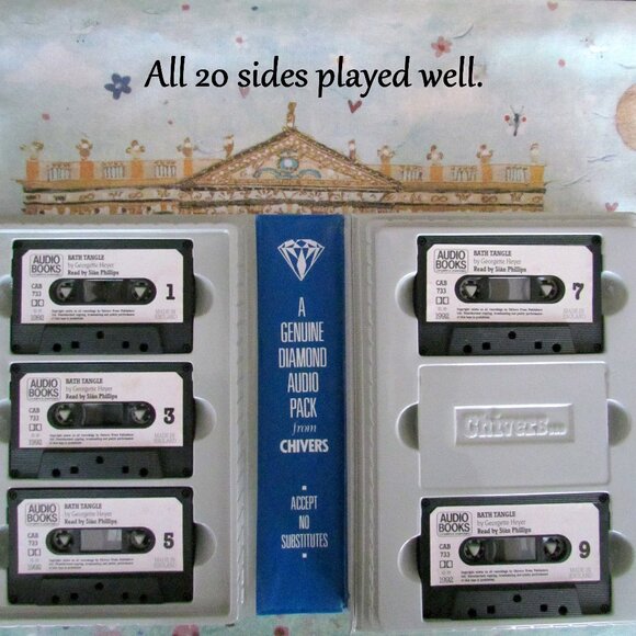 AUDIOBOOK - GEORGETTE HEYER - "BATH TANGLE" UNABRIDGED REGENCY on CASSETTES - Picture 3 of 8